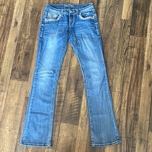 Grace Boot Cut Jeans for Women in Denim Blue